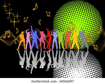 party event - vector