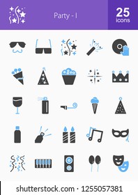 Party Filled Icons