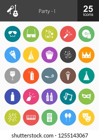Party Filled Icons