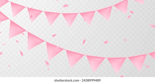 party flag background for celebration vector illustration