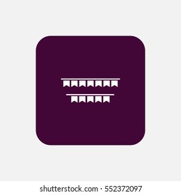 party flags icon illustraion vector, can be used for web and mobile design.
