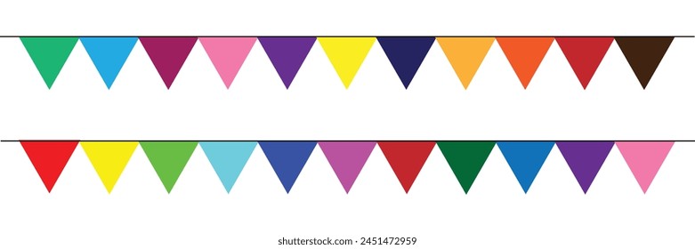 Party Flags icon. Simple element from party icon icons collection. Creative Party Flags icon ui, ux, apps, software and infographics. Vector illustration. Eps file 297.