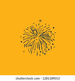 Party Flat Line Icon Graphic Download Template Modern