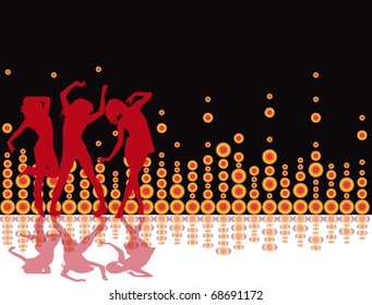 Party Flyer background Illustration vector