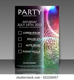 Party flyer design