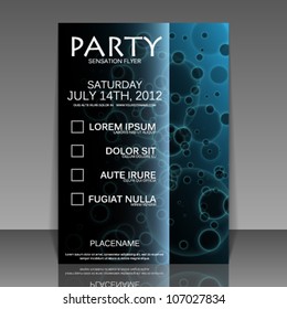 Party flyer design