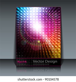 Party Flyer design - vector background