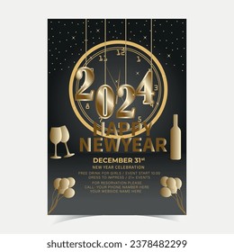 Party flyer design for your business, vector template flyer