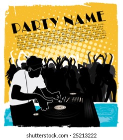 Party flyer vector