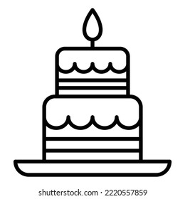 Party Food icon vector image. Can also be used for web apps, mobile apps and print media.