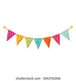 Party garland vector