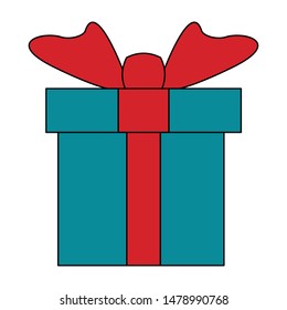 party gift surprise present isolated cartoon vector illustration graphic design