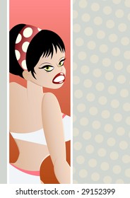 fondo de chica de fiesta