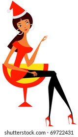 party girl sit