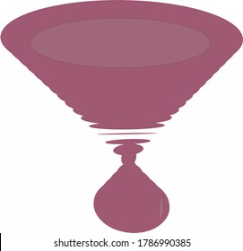 a party glass that is unique and simple