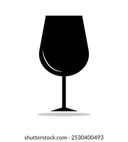 party glass vector icon illustration on white background . wine glass vector icon eps 10.