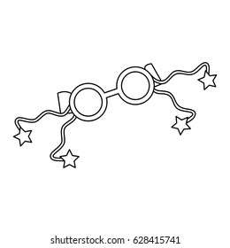 Party glasses accesory