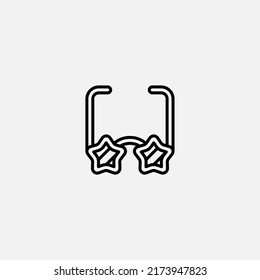 Party glasses icon sign vector,Symbol, logo illustration for web and mobile