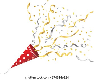 Party goods cracker illustration material