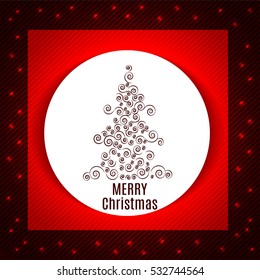 party greeting design.Merry Christmas. Vector illustration EPS10