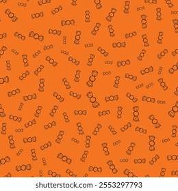 Party halloween candy pattern with drawings decorative illustration vector