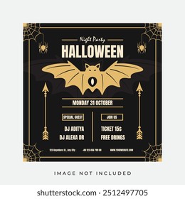 Party Halloween Social Media Template