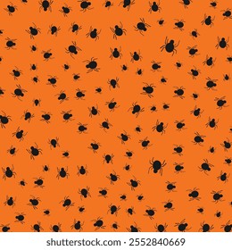 Party halloween spooky spider decorative illustration vector