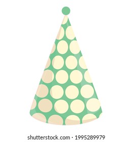 Party hat for birthday icon. Cartoon of Party hat for birthday vector icon for web design isolated on white background