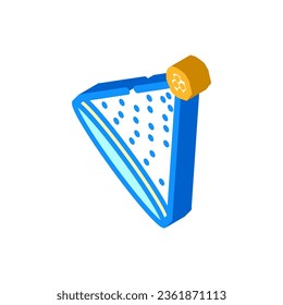 party hat cap isometric icon vector. party hat cap sign. isolated symbol illustration