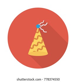 party hat circle flat 