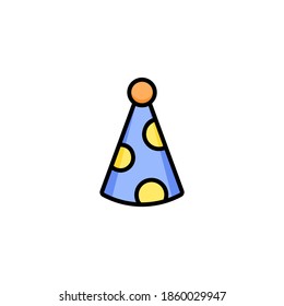 Party Hat - Color Icon Design