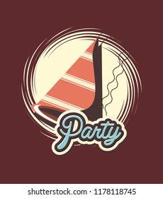 party hat decoration celebration retro vintage