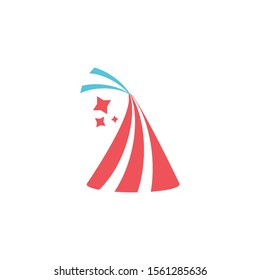 party hat decorative on white background vector illustration desing