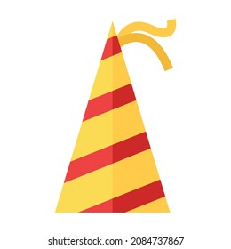 Partyhut, Flachbildfilm, Vektorgrafik