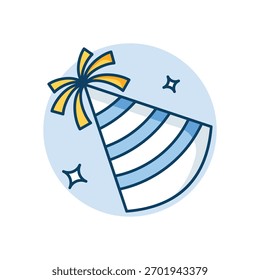 Party Hat icon clean and modern vector illustration