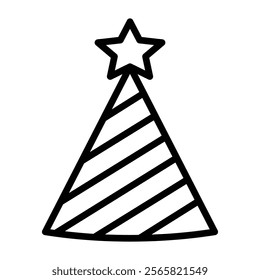 Party Hat Icon Element For Design