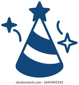 Party Hat Icon Element for Design