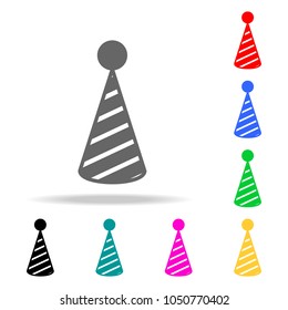 party hat icon. Elements of party multi colored icons. Premium quality graphic design icon. Simple icon for websites, web design, mobile app, info graphics on white background