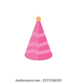 party hat icon flat style