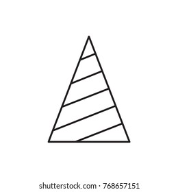 party hat icon illustration isolated vector sign symbol