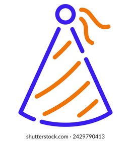Party Hat icon illustration for web, app, infographic, etc