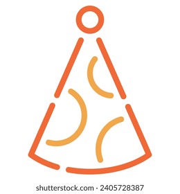 Icono de sombrero de partido para uiux, web, aplicación, infografía, etc