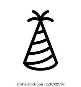 Party Hat Icon Vector Symbol Design Illustration