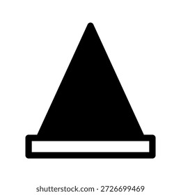 Ilustração de design de símbolo de vetor de ícone de chapéu de festa