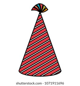 party hat isolated icon