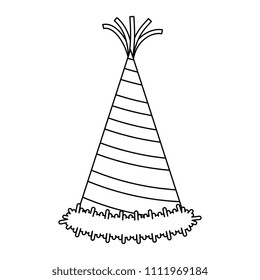 party hat isolated icon