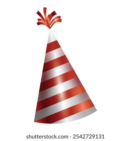 Party hat isolated on a white background.