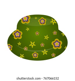 Party hat isolated on white background, Vector illustration