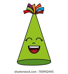 party hat kawaii character