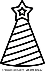 Party Hat New Creative Icon Design Vector